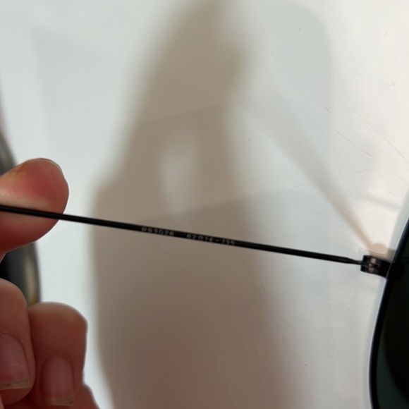 Rayban Aviator large Metal [ All Black ] - Picture 4 of 5